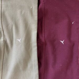 Old Navy Kids' Leggings - Olive and Burgundy